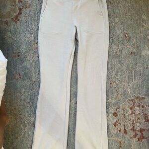 Calvin Klein Cream Textured Pants